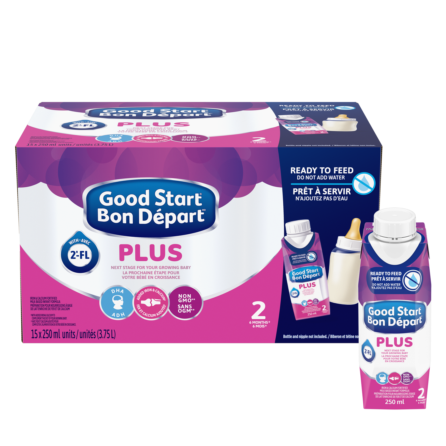 Bon DépartMD Plus 2 Préparation pour nourrissons, prêt à servir