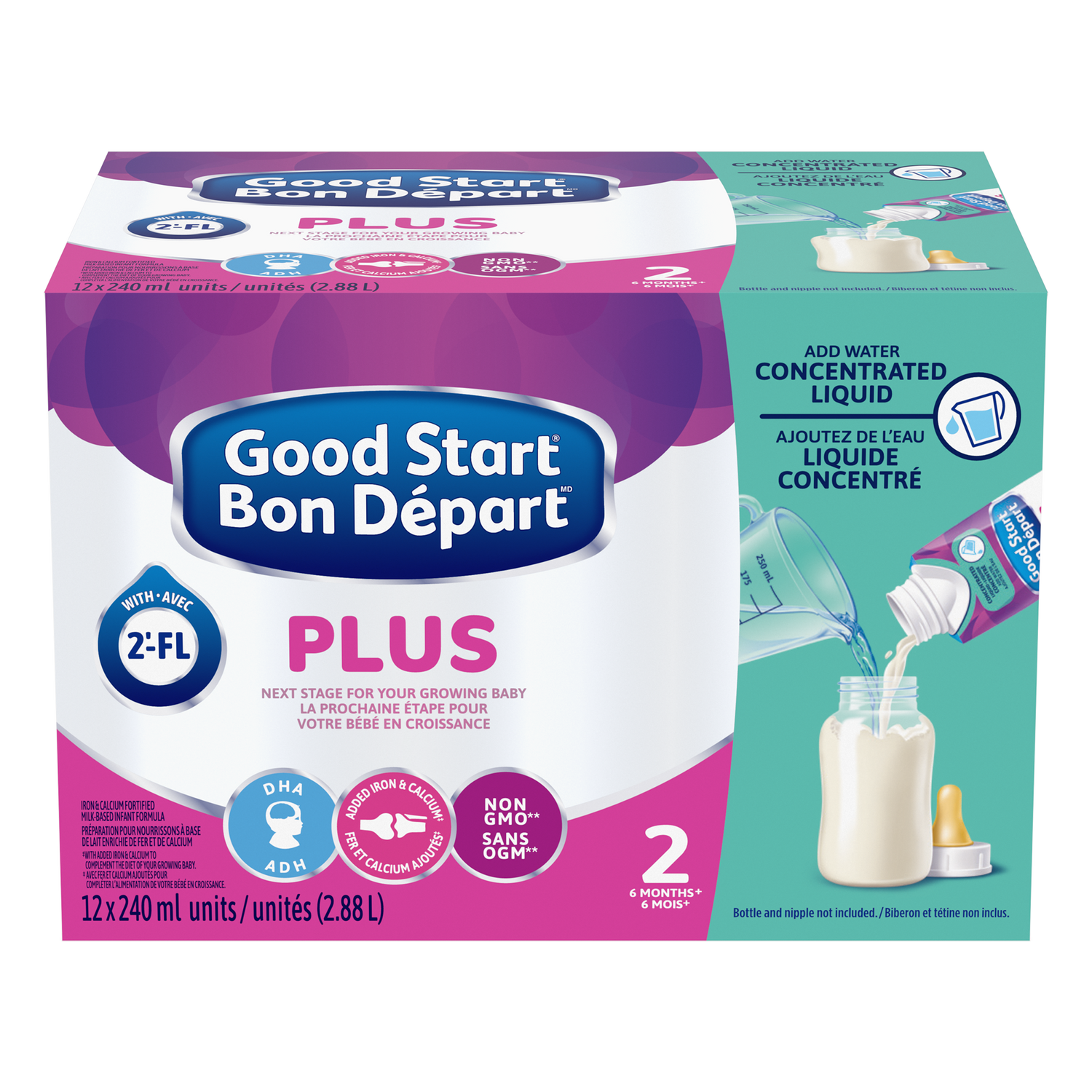 Bon DépartMD Plus 2 Préparation pour nourrissons, liquide concentré