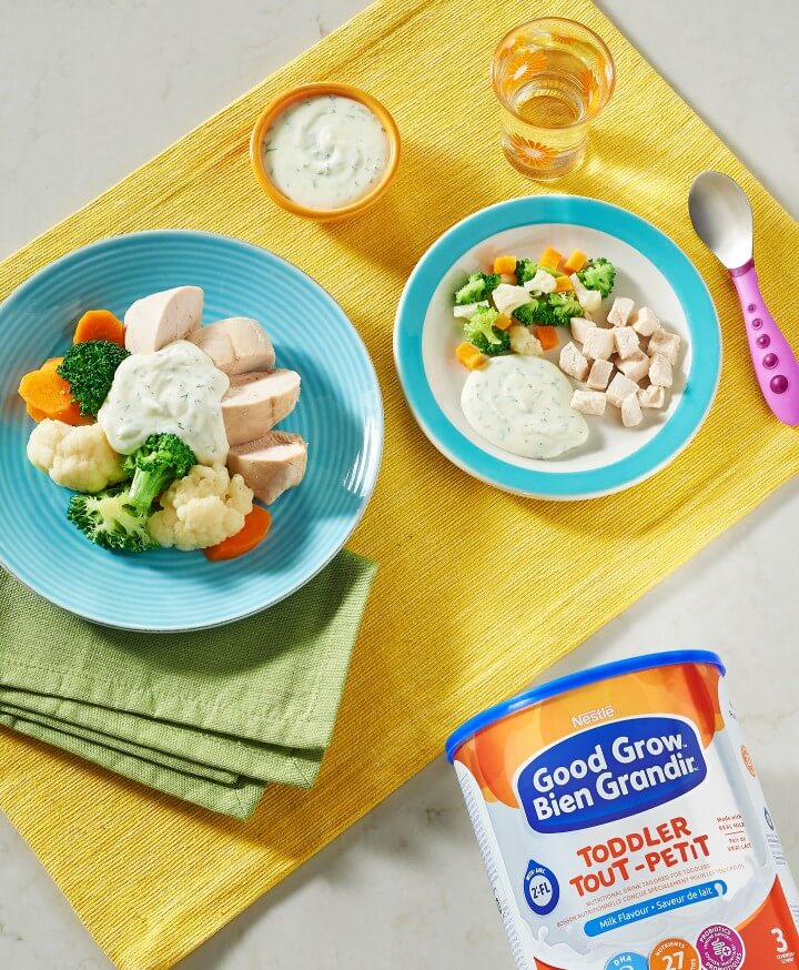 Tzatziki with Chicken and Vegetables