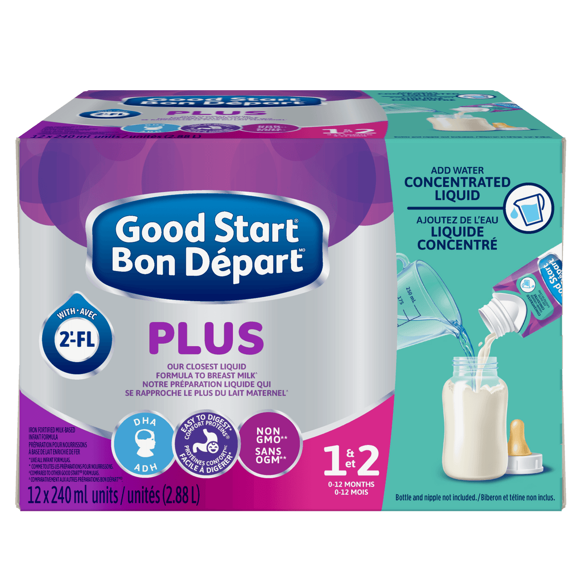 Préparation pour nourrissons Bon Départ🅫 PLUS, liquide concentré.