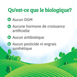 Diagramme expliquant ce que signifie « biologique ».