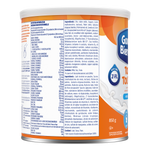 Prise de vue des informations nutritionnelles du produit Bien Grandir saveur lait.