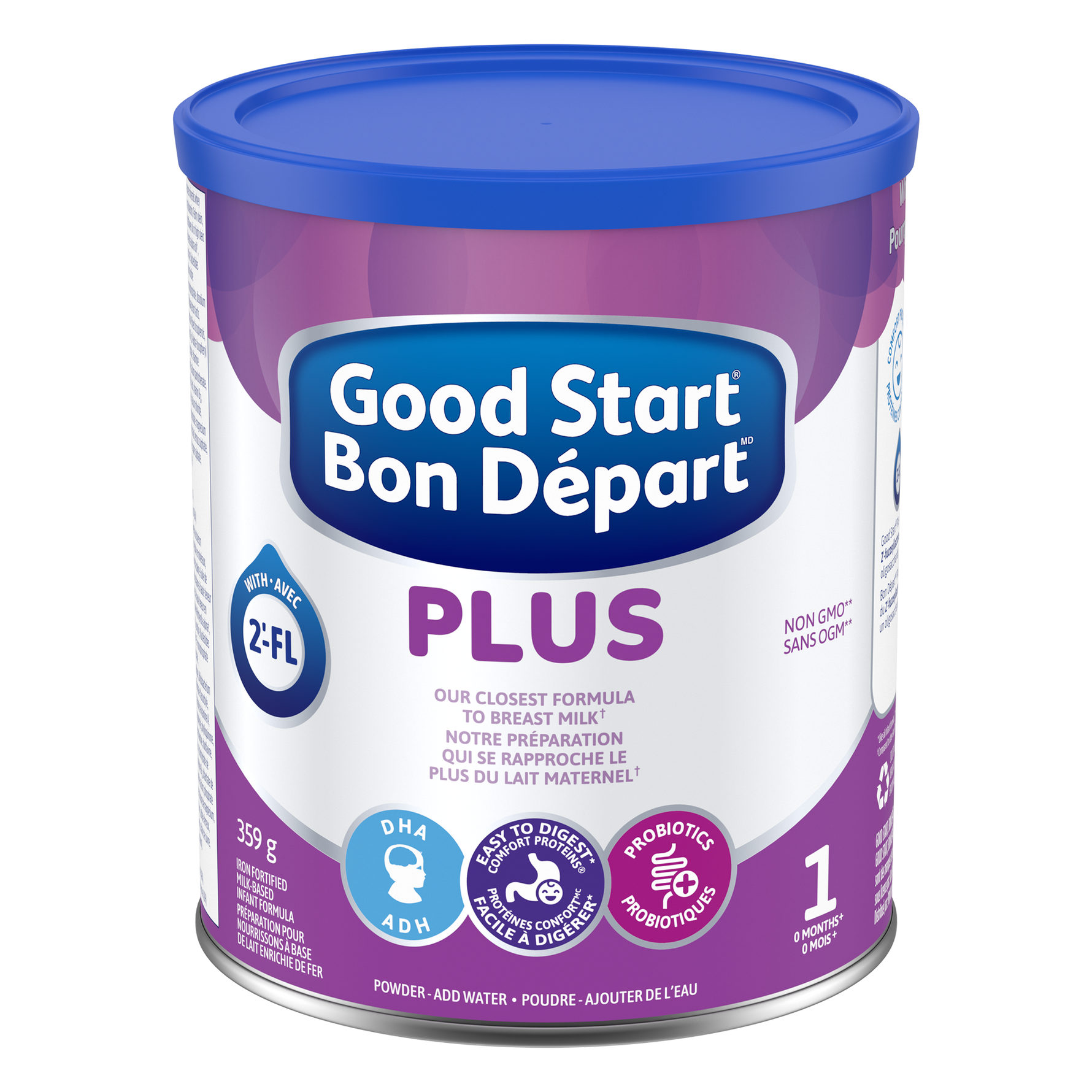 359 grammes de préparation  pour bébés Bon DépartMD PLUS 1.