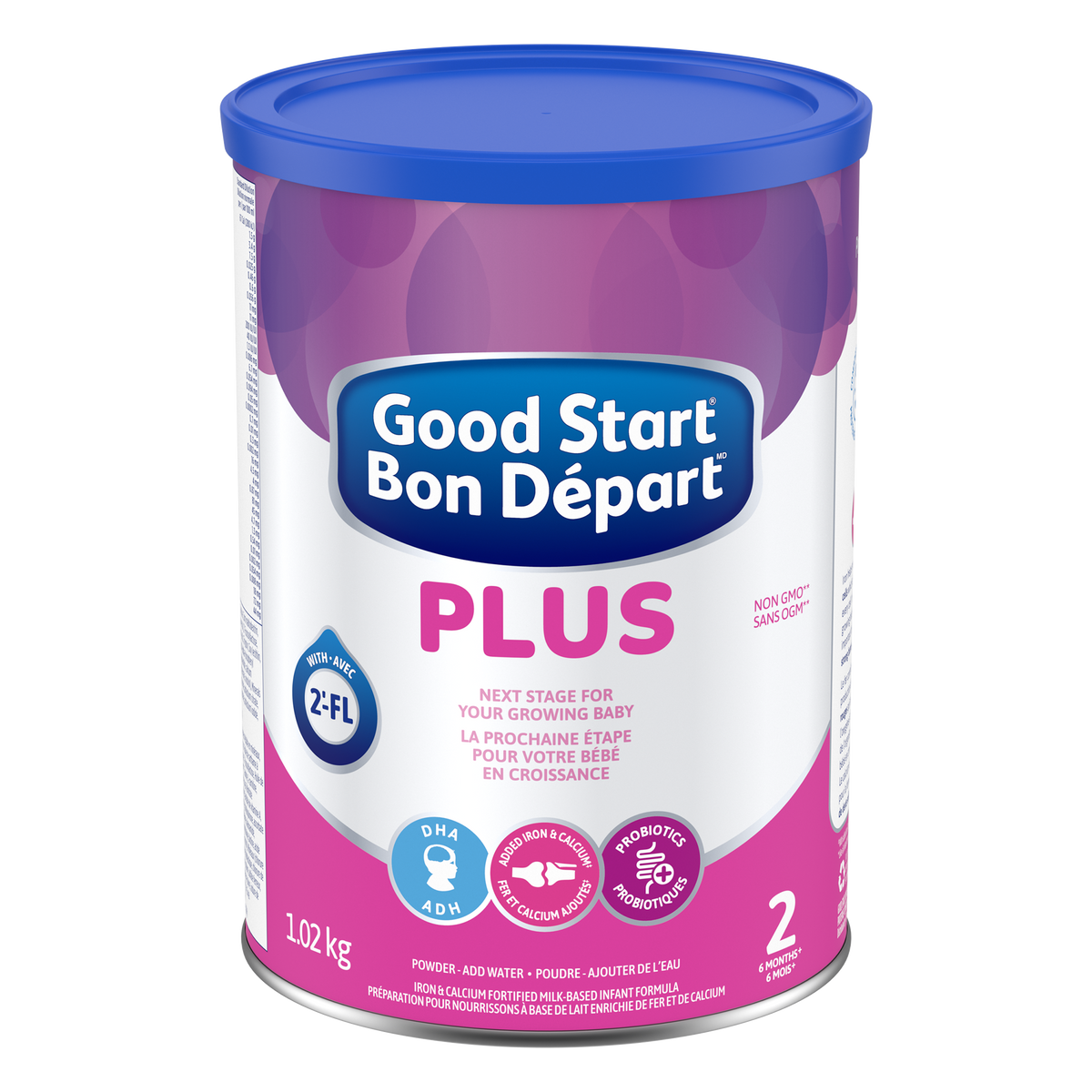 Prise de vue du produit Bon DépartMD Plus 2 1,02 kg de face. 