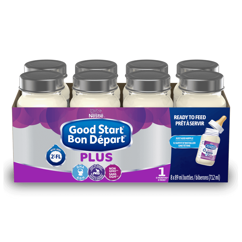 GOOD START PLUS 1 Ready-to-Feed Baby Formula Bottles